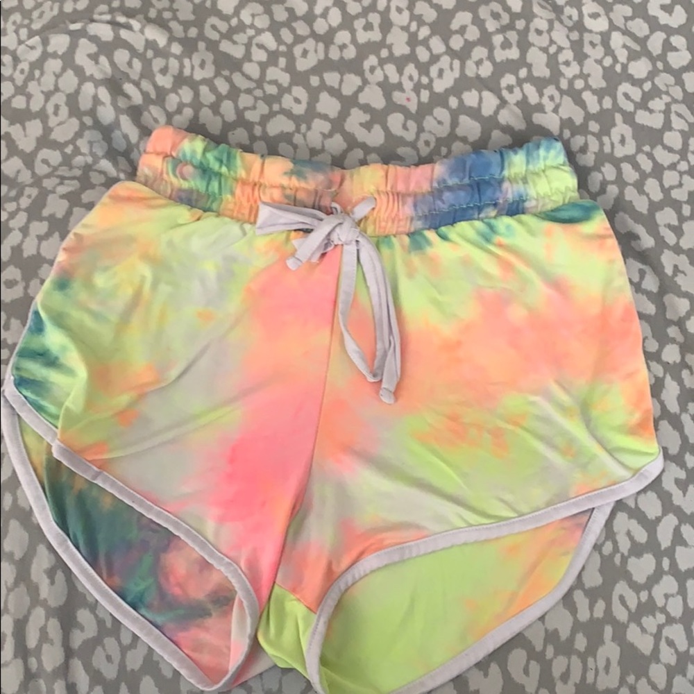 Tie dye shorts